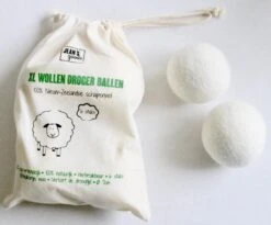Jean's Goods Drogerballen - Droogballen - Wasdrogerballen - Wasdroger Ballen - Wasbol - Wasbollen - Wasballen - Energiebesparende Producten - Energiebesparend - Duurzaam Cadeau - RWS Wol - Zero Waste - Wasverzachter - Beige - 6 Stuks -Huishoudelijke Benodigdheden Winkel 1200x997