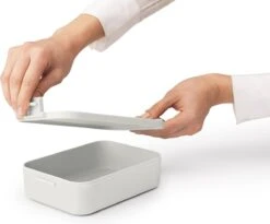 Brabantia Make & Take Lunchbox - Medium - Kunststof - Light Grey -Huishoudelijke Benodigdheden Winkel 1200x998