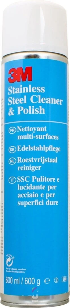 3M RVS Reiniger - 600 Ml -Huishoudelijke Benodigdheden Winkel 275x1200 1