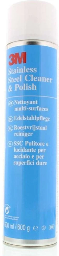 3M RVS Reiniger - 600 Ml -Huishoudelijke Benodigdheden Winkel 279x1200