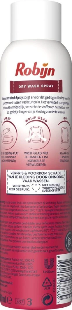 Robijn Pink Sensation Dry Wash Spray - 2 X 200 Ml - Voordeelverpakking 9 Robijn Pink Sensation Dry Wash Spray - 2 X 200 Ml - Voordeelverpakking -Huishoudelijke Benodigdheden Winkel 282x1200 3