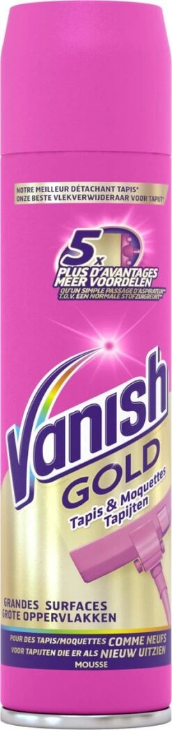 Vanish Gold Mousse Voor Tapijt Vlekkenverwijderaar - 600 Ml -Huishoudelijke Benodigdheden Winkel 284x1200 2