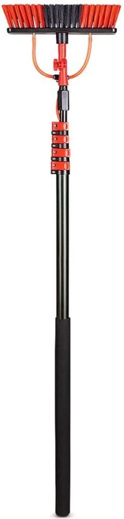 Telescoopsteel Met Borstel 6 Delige Set – Telescoop Met Borstel - Telescoopsteel Ramenwassen – Uitschuifbaar Tot 4,6 Meter - Met Zeepdispenser -Huishoudelijke Benodigdheden Winkel 287x1200