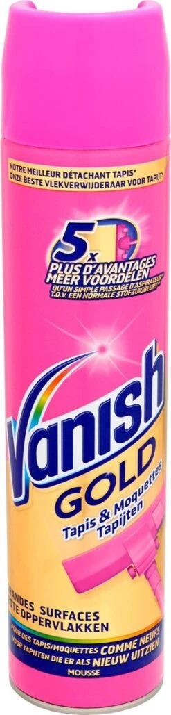 Vanish Gold Mousse Voor Tapijt Vlekkenverwijderaar - 600 Ml