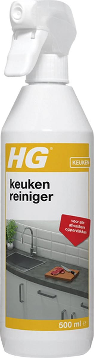 HG Keuken Reiniger - 500ml - Effectief En Hygiënisch - Voor Alle Afwasbare Oppervlakken 5 HG Keuken Reiniger - 500ml - Effectief En Hygiënisch - Voor Alle Afwasbare Oppervlakken - Afbeelding 5