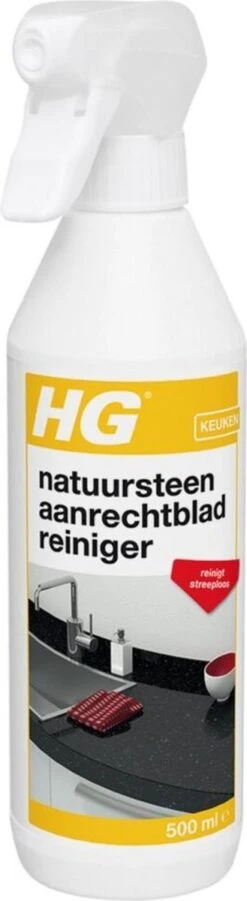 HG Natuurstenen Aanrechtbladreiniger - 500ml - Veilig In Gebruik - Streeploos Schoon - Dagelijkse Reiniging -Huishoudelijke Benodigdheden Winkel 329x1200 4