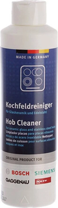 Bosch / Siemens Kookplaat Reiniger - 250 Ml -Huishoudelijke Benodigdheden Winkel 335x1200