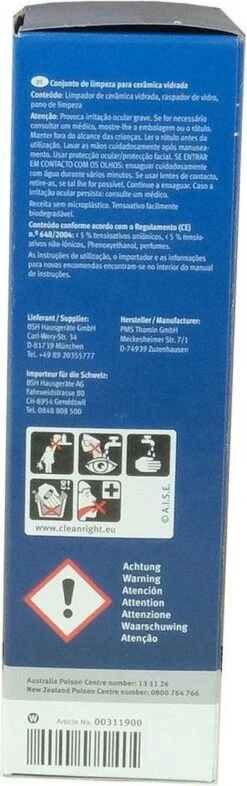 Bosch / Siemens Kookplaat Onderhoudsset - Onderhoudsset Voor Keramische Oppervlakken -Huishoudelijke Benodigdheden Winkel 377x1200 2