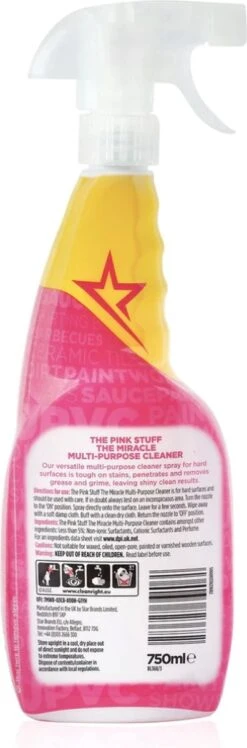 The Pink Stuff The Miracle Allesreiniger 750 Ml -Huishoudelijke Benodigdheden Winkel 396x1200 1