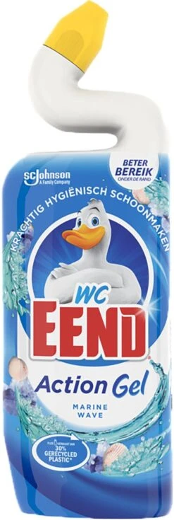 6x WC Eend Toiletreiniger Marine Wave 750 Ml -Huishoudelijke Benodigdheden Winkel 403x1200