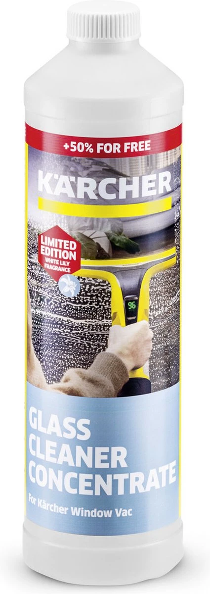 Kärcher RM 500 - Glasreiniger Concentraat - Limited Edition Witte Lelie - 750 ML 1 Kärcher RM 500 - Glasreiniger Concentraat - Limited Edition Witte Lelie - 750 ML