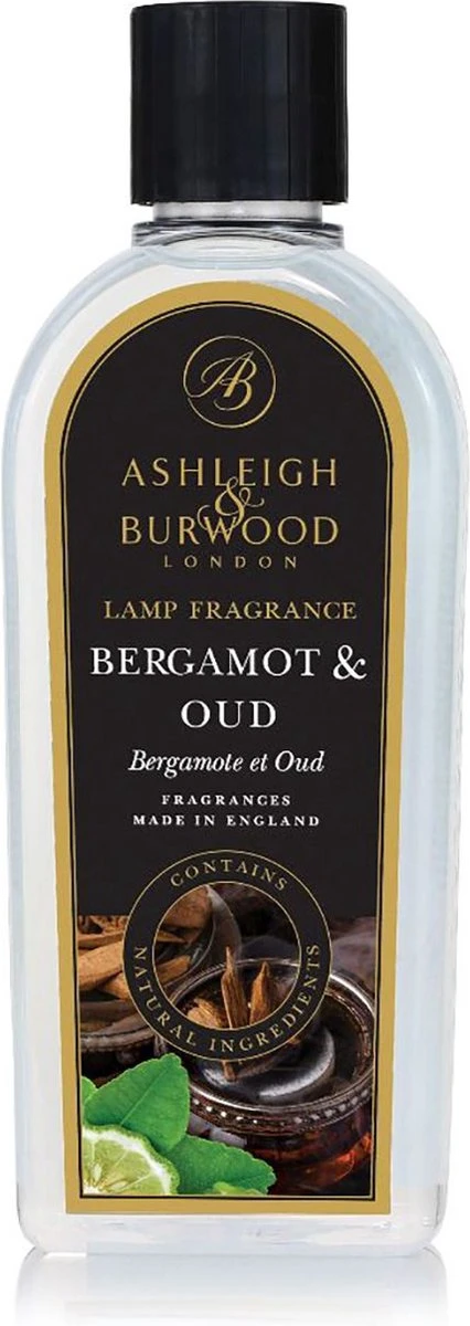 Ashleigh & Burwood Lampenolie Geurolie Bergamot & Oud 500ml 2 Ashleigh & Burwood Lampenolie Geurolie Bergamot & Oud 500ml - Afbeelding 2