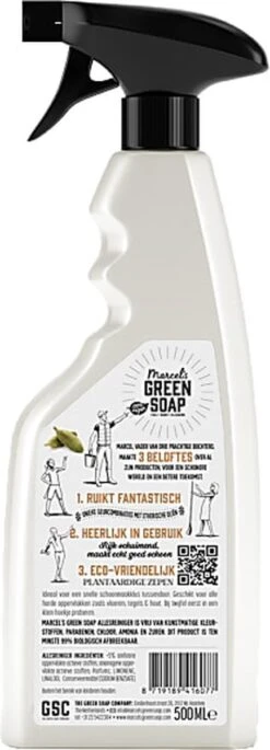 Marcel's Green Soap Allesreiniger Spray - Sandelhout & Kardemom - 500ML -Huishoudelijke Benodigdheden Winkel 433x1200 2