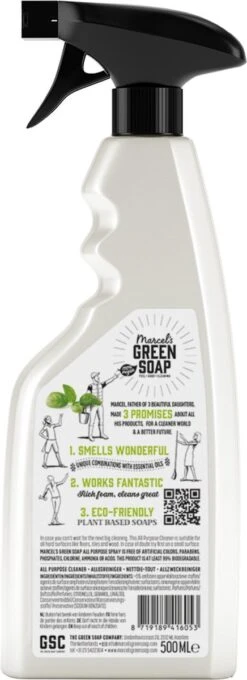Marcel's Green Soap Allesreiniger Spray Basilicum & Vertivert Gras - 6 X 500 Ml 11 Marcel's Green Soap Allesreiniger Spray Basilicum & Vertivert Gras - 6 X 500 Ml -Huishoudelijke Benodigdheden Winkel 436x1200 1