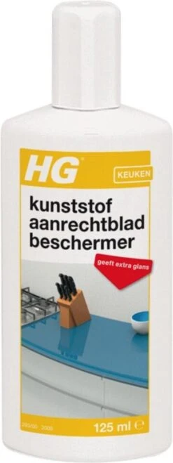 HG Kunststof Aanrechtbladbeschermer - 125ml - Voor Kunststof Oppervlakken -Huishoudelijke Benodigdheden Winkel 450x1200