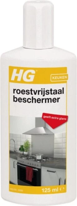 HG Roestvrijstaal Beschermer - 125ml - Snel En Eenvoudig - Laat RVS Weer Glanzen -Huishoudelijke Benodigdheden Winkel 450x1200 3