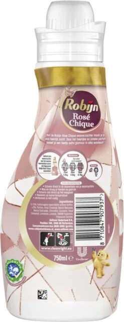 Robijn Collections Rosé Chique Wasverzachter - 4 X 750 Ml - Voordeelverpakking -Huishoudelijke Benodigdheden Winkel 465x1200 1
