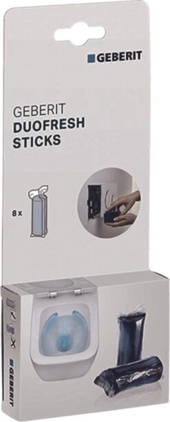 Geberit DuoFresh Sticks - 96 Stuks - Voordeelverpakking - Toilet/WC Blokjes Inbouwreservoir -Huishoudelijke Benodigdheden Winkel 484x1200 1