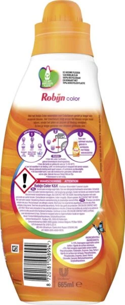 Robijn Color & Passiebloem Wasmiddel En Wasverzachter Pakket - 5 Stuks - Voordeelpakket -Huishoudelijke Benodigdheden Winkel 494x1200