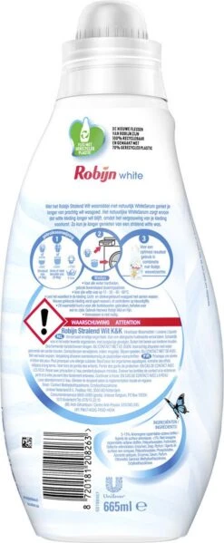 Robijn Klein & Krachtig Stralend Wit Vloeibaar Wasmiddel - 8 X 19 Wasbeurten - Voordeelverpakking 14 Robijn Klein & Krachtig Stralend Wit Vloeibaar Wasmiddel - 8 X 19 Wasbeurten - Voordeelverpakking -Huishoudelijke Benodigdheden Winkel 495x1200 2
