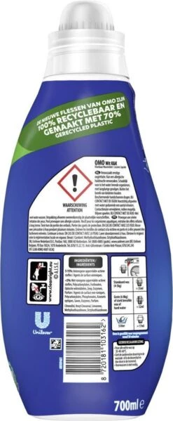 Omo Klein & Krachtig Wit Vloeibaar Wasmiddel - 8 X 20 Wasbeurten - Voordeelverpakking -Huishoudelijke Benodigdheden Winkel 495x1200 4