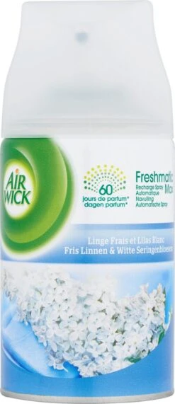 AIRWICK Freshmatic Automatische Spray Refill Frisse Linnen & Witte Bloemen Krimp - (3x250ml) -Huishoudelijke Benodigdheden Winkel 519x1200 3