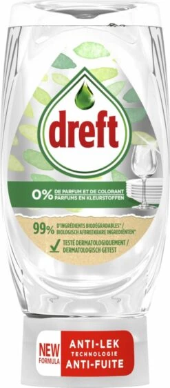 Dreft Afwasmiddel Pure & Clean - 8 X 370 Ml - Voordeelverpakking -Huishoudelijke Benodigdheden Winkel 527x1200