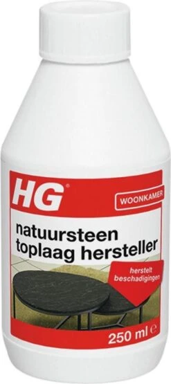 HG Natuursteen Toplaag Hersteller - 250 Ml - Herstelt Beschadigingen - Voor Marmer En Alle Andere Kalkhoudende Natuursteensoort -Huishoudelijke Benodigdheden Winkel 534x1200