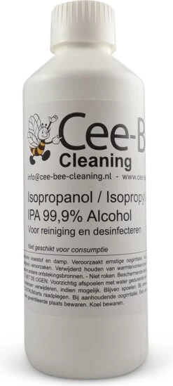 Cee-Bee Isopropanol | Isopropyl | IPA 99.9% Alcohol | 1000 Ml | 3 Flessen á 1 Liter | 3 Liter -Huishoudelijke Benodigdheden Winkel 540x1200