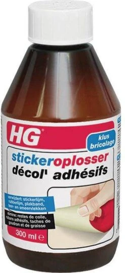HG Stickerverwijderaar - 300ml - Eenvoudig In Gebruik - 100% Lijmrestenverwijdering 15 HG Stickerverwijderaar - 300ml - Eenvoudig In Gebruik - 100% Lijmrestenverwijdering -Huishoudelijke Benodigdheden Winkel 550x1200