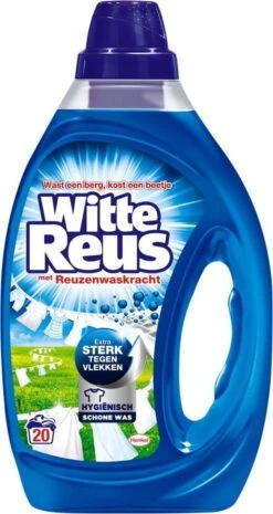 Witte Reus Gel - Vloeibaar Wasmiddel - Voordeelverpakking - 6 X 20 Wasbeurten -Huishoudelijke Benodigdheden Winkel 637x1200 1