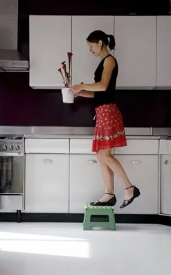 PUHLMANN - Inklapbare Kruk, JAMES, Plastic, Groen, 22 Cm Hoog, Max 100kilo -Huishoudelijke Benodigdheden Winkel 746x1200 2