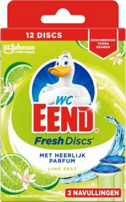WC Eend Fresh Discs Navul Duo Lime 72 Ml -Huishoudelijke Benodigdheden Winkel 752x1200