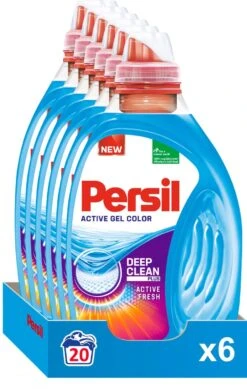 Persil® Persil Active Gel Color - Vloeibaar Wasmiddel - Voordeelverpakking - 6 X 20 Wasbeurten -Huishoudelijke Benodigdheden Winkel 761x1200