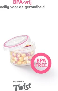 Lock&Lock Voorraadbussen - Vershoudbakjes - Bewaardozen Voedsel - Sausbakjes Met Deksel - Dressing Bakje - Kruidenpotjes - Babyvoeding Bewaarbakjes - 150 Ml - Rond - Luchtdicht - BPA Vrij - Set Van 6 Stuks -Huishoudelijke Benodigdheden Winkel 772x1200 1