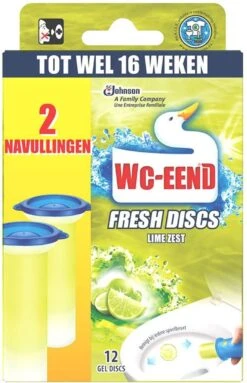 WC Eend Fresh Discs Navul Duo Lime 72 Ml -Huishoudelijke Benodigdheden Winkel 773x1200 1
