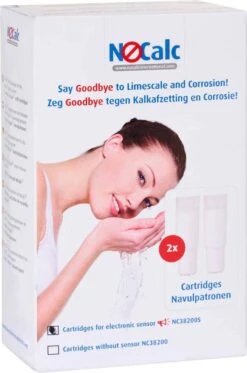 NoCalc Navulpatronen - 2 Stuks - Gebruik I.c.m. Electronic Sensor - Waterontharder - Waterontkalker -Huishoudelijke Benodigdheden Winkel 794x1200