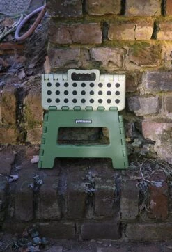 PUHLMANN - Inklapbare Kruk, JAMES, Plastic, Groen, 22 Cm Hoog, Max 100kilo -Huishoudelijke Benodigdheden Winkel 819x1200