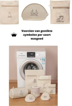 V&P Black Crown Waszakken Set Met Rits - Wasnet - Waszak - Waszakken Set Van 7 Voor Wasgoed - Waszakje Lingerie - Waszak Bh - Divers Delicaat Wasgoed - Wasnet Groot - Wasmachine Zakjes - Laundry Bag Set 6 V&P Black Crown Waszakken Set Met Rits - Wasnet - Waszak - Waszakken Set Van 7 Voor Wasgoed - Waszakje Lingerie - Waszak Bh - Divers Delicaat Wasgoed - Wasnet Groot - Wasmachine Zakjes - Laundry Bag Set -Huishoudelijke Benodigdheden Winkel 821x1200