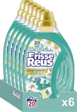 Frisse Reus Lotus Amandel Gel Vloeibaar Wasmiddel - Witte Was - Voordeelverpakking - 120 Wasbeurten -Huishoudelijke Benodigdheden Winkel 824x1200 1