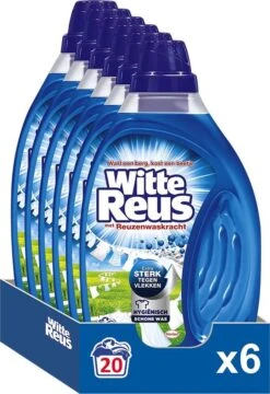 Witte Reus Gel - Vloeibaar Wasmiddel - Voordeelverpakking - 6 X 20 Wasbeurten -Huishoudelijke Benodigdheden Winkel 824x1200