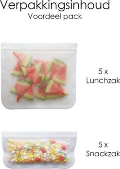 Merkloos Siliconen Vershoudzakken - 10 Stuks - Diepvrieszakken - Lekvrij - Boterhamzak Herbruikbaar - Bewaarzakjes - Duurzaam - Hersluitbaar 14 Merkloos Siliconen Vershoudzakken - 10 Stuks - Diepvrieszakken - Lekvrij - Boterhamzak Herbruikbaar - Bewaarzakjes - Duurzaam - Hersluitbaar -Huishoudelijke Benodigdheden Winkel 856x1200 1