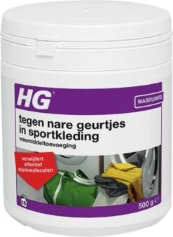 HG Tegen Nare Geurtjes In Sportkleding Wasmiddeltoevoeging - 500gr - Ook Bruikbaar Voor Handdoeken En Andere Kleding - Elimineert 100% Stankmoleculen - Biologisch Afbreekbaar 5 HG Tegen Nare Geurtjes In Sportkleding Wasmiddeltoevoeging - 500gr - Ook Bruikbaar Voor Handdoeken En Andere Kleding - Elimineert 100% Stankmoleculen - Biologisch Afbreekbaar -Huishoudelijke Benodigdheden Winkel 877x1200 1
