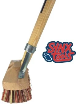 Synx Tools Luiwagen Union Mix Nylon Extra Hard 22cm - Tegel Bezem Schrobber- Bezemsteel - Schoonmaakbezem - Schrobborstels - Bezems Met Steel 150 Cm -Huishoudelijke Benodigdheden Winkel 880x1200