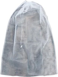 Orange85 Waszak - Groot - XL - 60 X 90 CM - Wit - Treksysteem - Trekbandsluiting - Polyester - Wasnet - Laundry Bag - Voor Kleding -Huishoudelijke Benodigdheden Winkel 898x1200 1