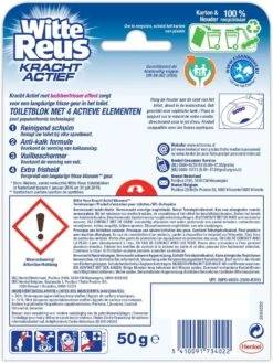 Witte Reus Kracht Actief Toiletblok - Bloesem - WC Blokjes Voordeelverpakking - 10 Stuks -Huishoudelijke Benodigdheden Winkel 901x1200 3