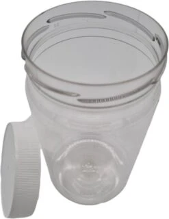 Ariko Jar | Lichtgewicht Kunststof Pot Met Schroefdeksel | 750ml | Potje Met Witte Deksel | Voorraadpot | Hervulbaar -Huishoudelijke Benodigdheden Winkel 926x1200 1
