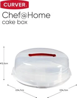 Curver Chef@home Taartdoos Laag - Sneeuwwit -Huishoudelijke Benodigdheden Winkel 943x1200 1