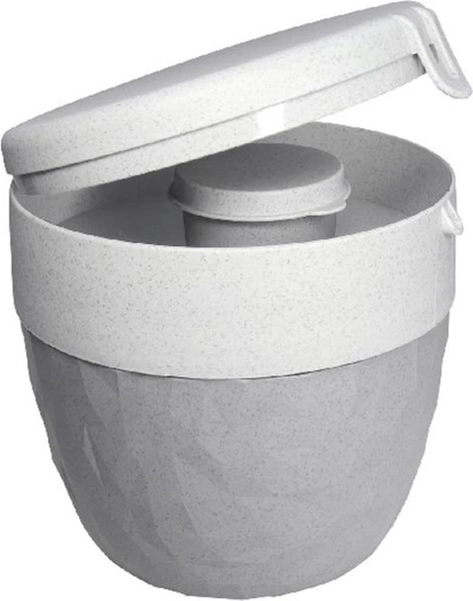 Koziol – Lunchbox / Lunchpot 1.0L – Praktische Muesli / Salade Beker To Go - 3 Compartimenten – Geschikt Voor Vriezer, Magnetron En Vaatwasser 4 Koziol – Lunchbox / Lunchpot 1.0L – Praktische Muesli / Salade Beker To Go - 3 Compartimenten – Geschikt Voor Vriezer, Magnetron En Vaatwasser - Afbeelding 4