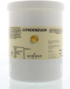 Jacob Hooy Citroenzuur Meelkristal 1 Kg -Huishoudelijke Benodigdheden Winkel 949x1200 2